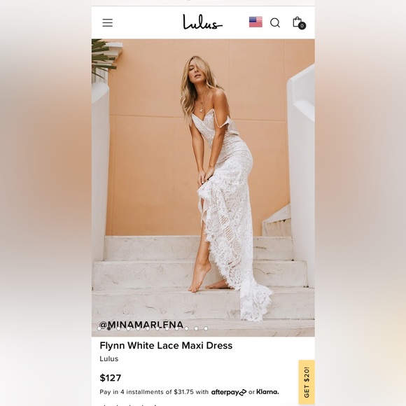 Lulus’s wedding dress, New. - Picture 7 of 7